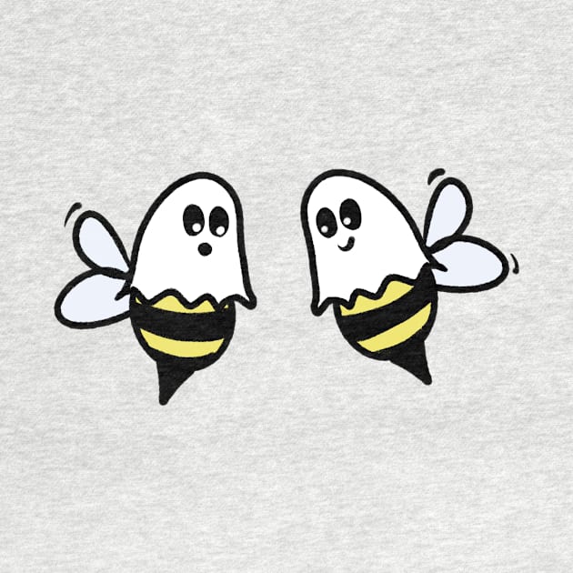 Ghost Boo Bees by Midnight Pixels